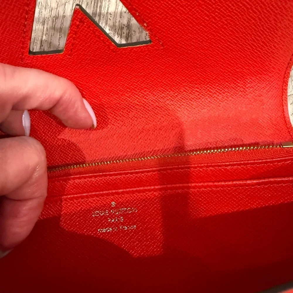 COPY - LV Coquelicot Wallet (chain supplied)